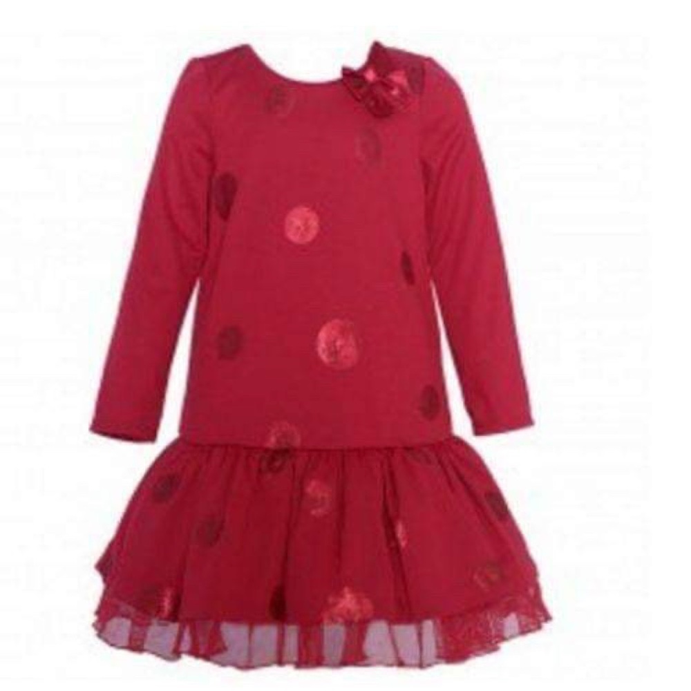 🎈Girls Red Valentine's Dress 2T 3T 4T New